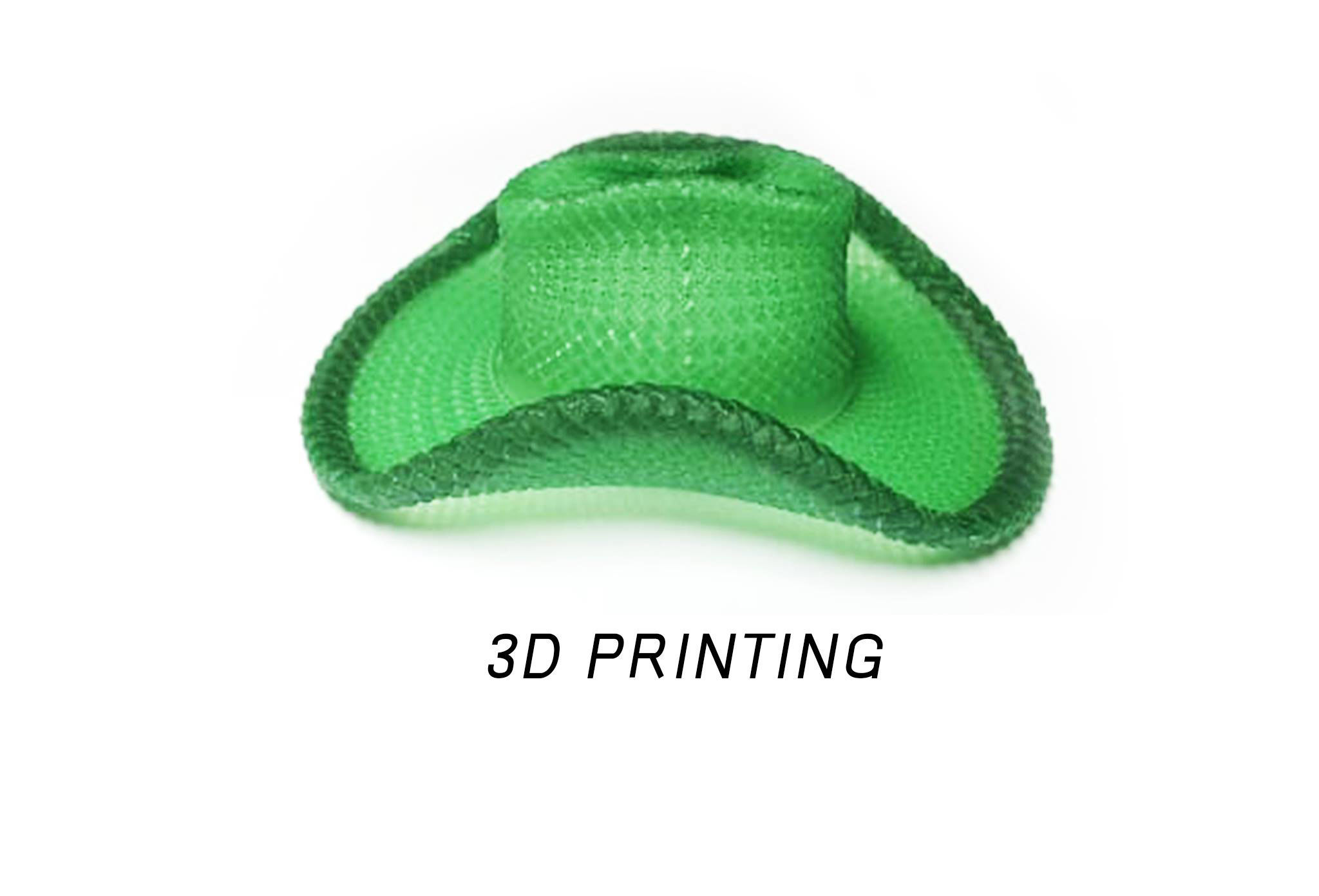  Cowboy Hat Brooch  3D print model_6
