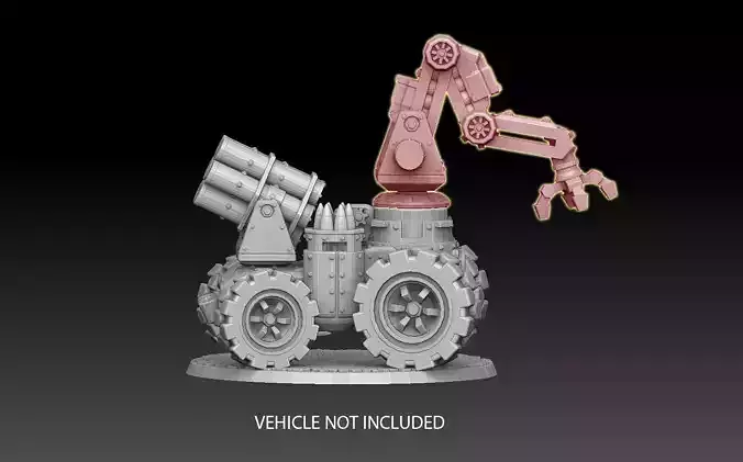 Panzer Buggy Autoloader or Crusher Crane 3D print model