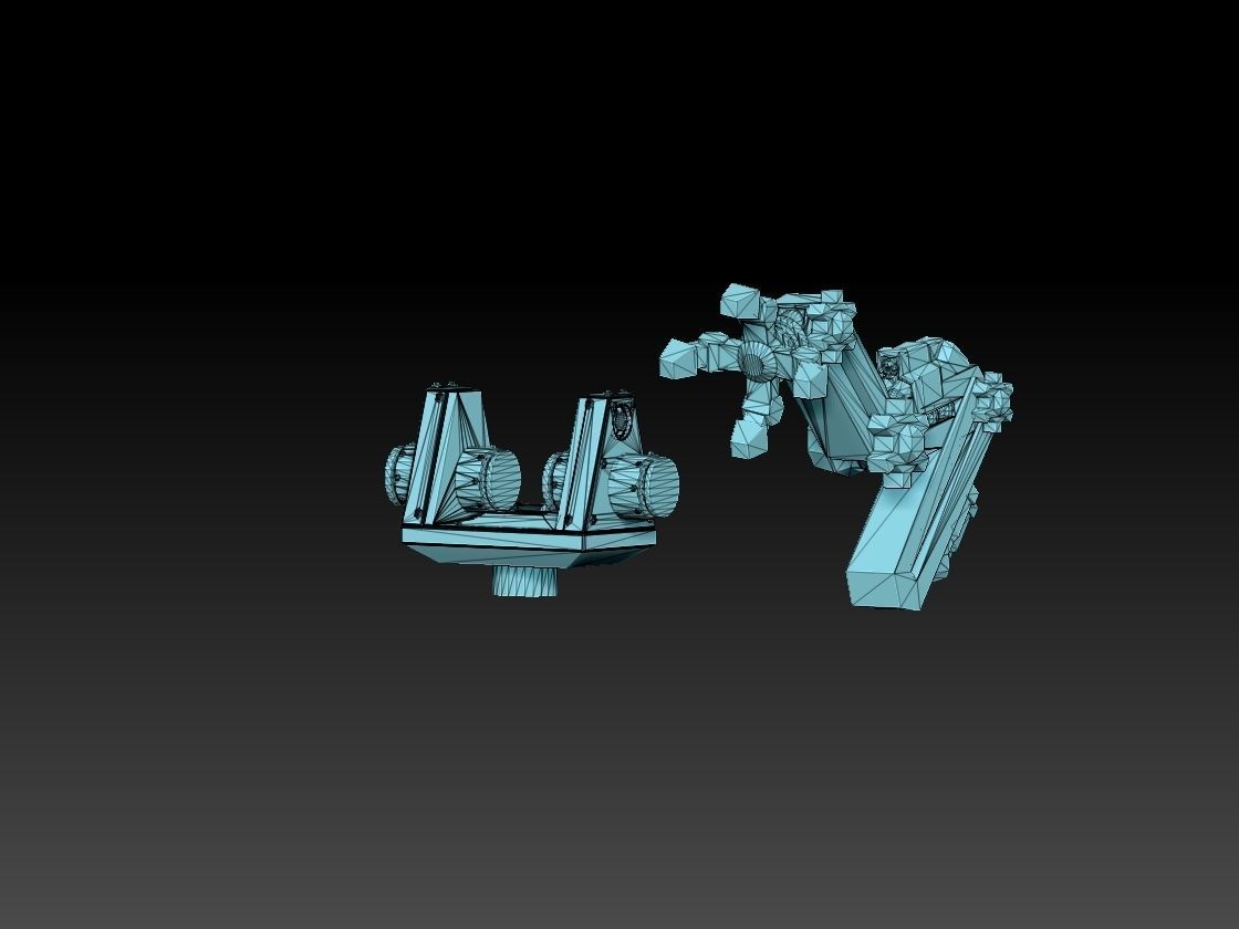 Panzer Buggy Autoloader or Crusher Crane 3D print model_5