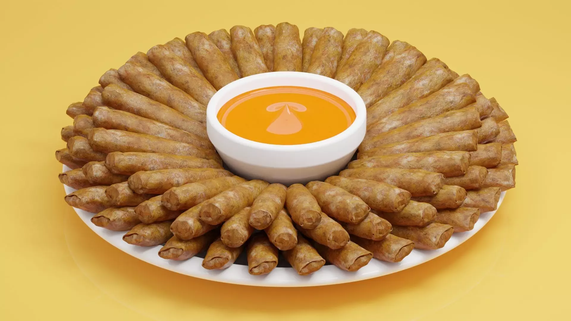 Lumpia Spring Roll Free low-poly 3D model