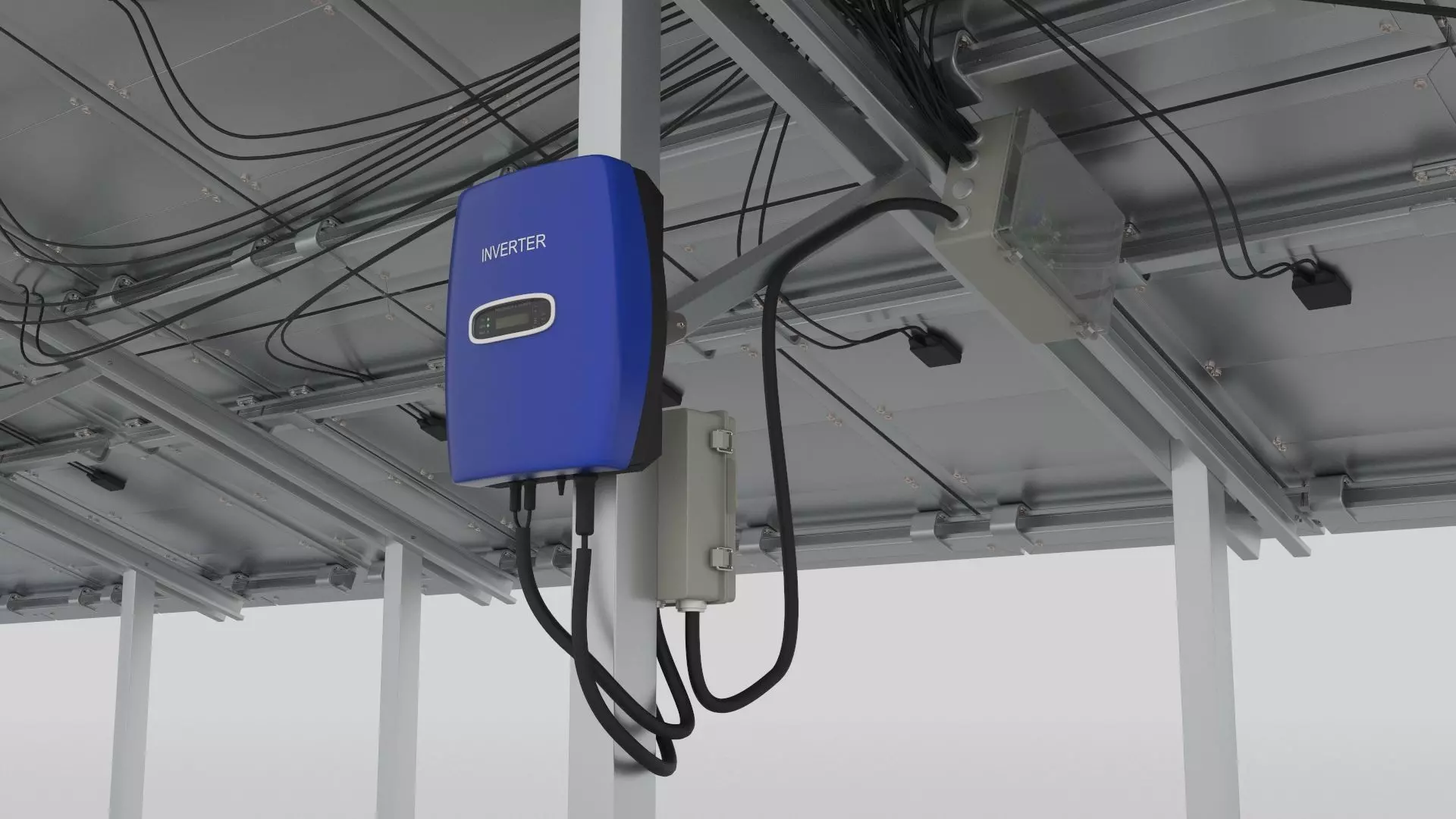 Solar Energy System 3D model_0