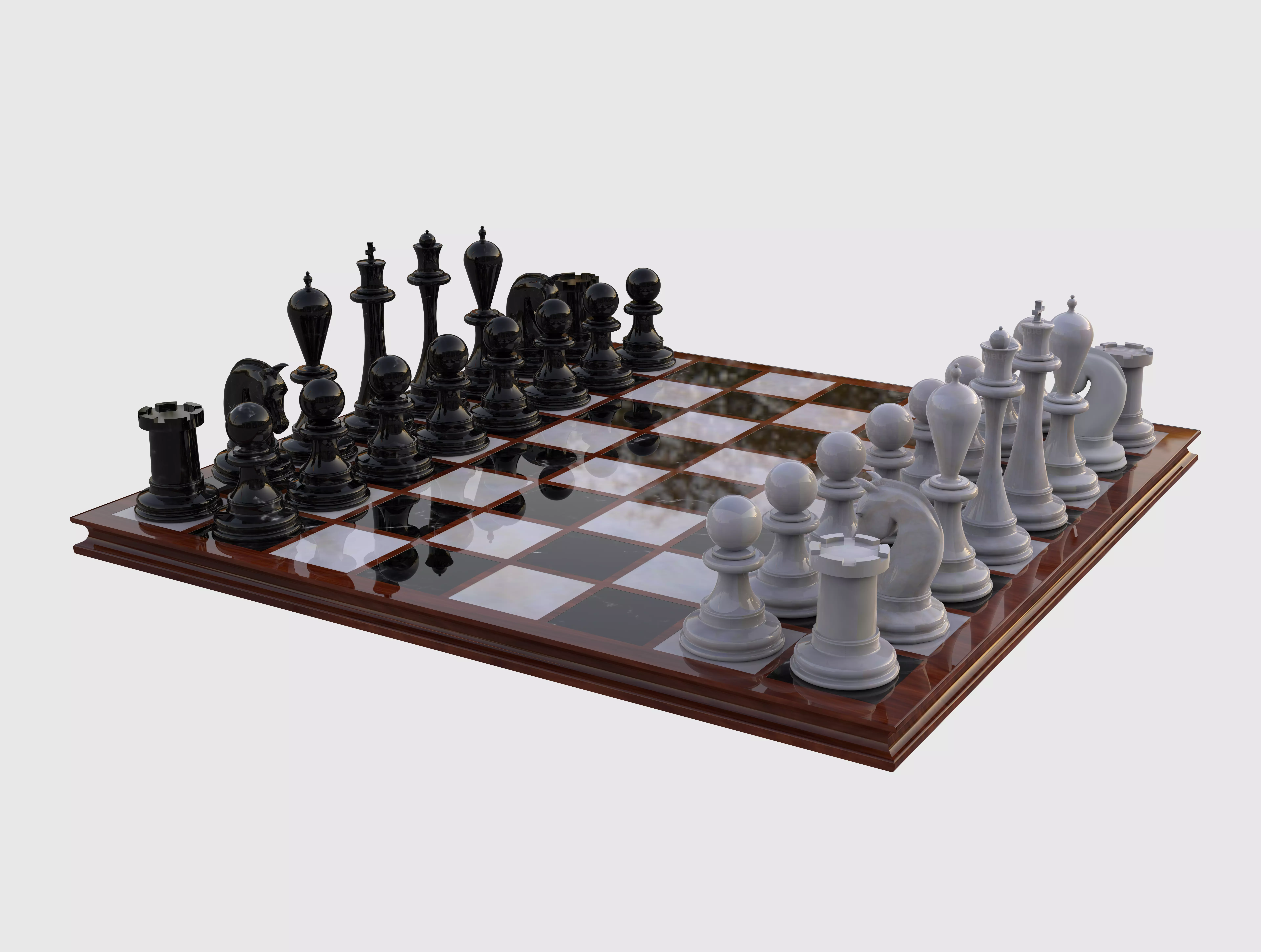 Chess set Free 3D print model