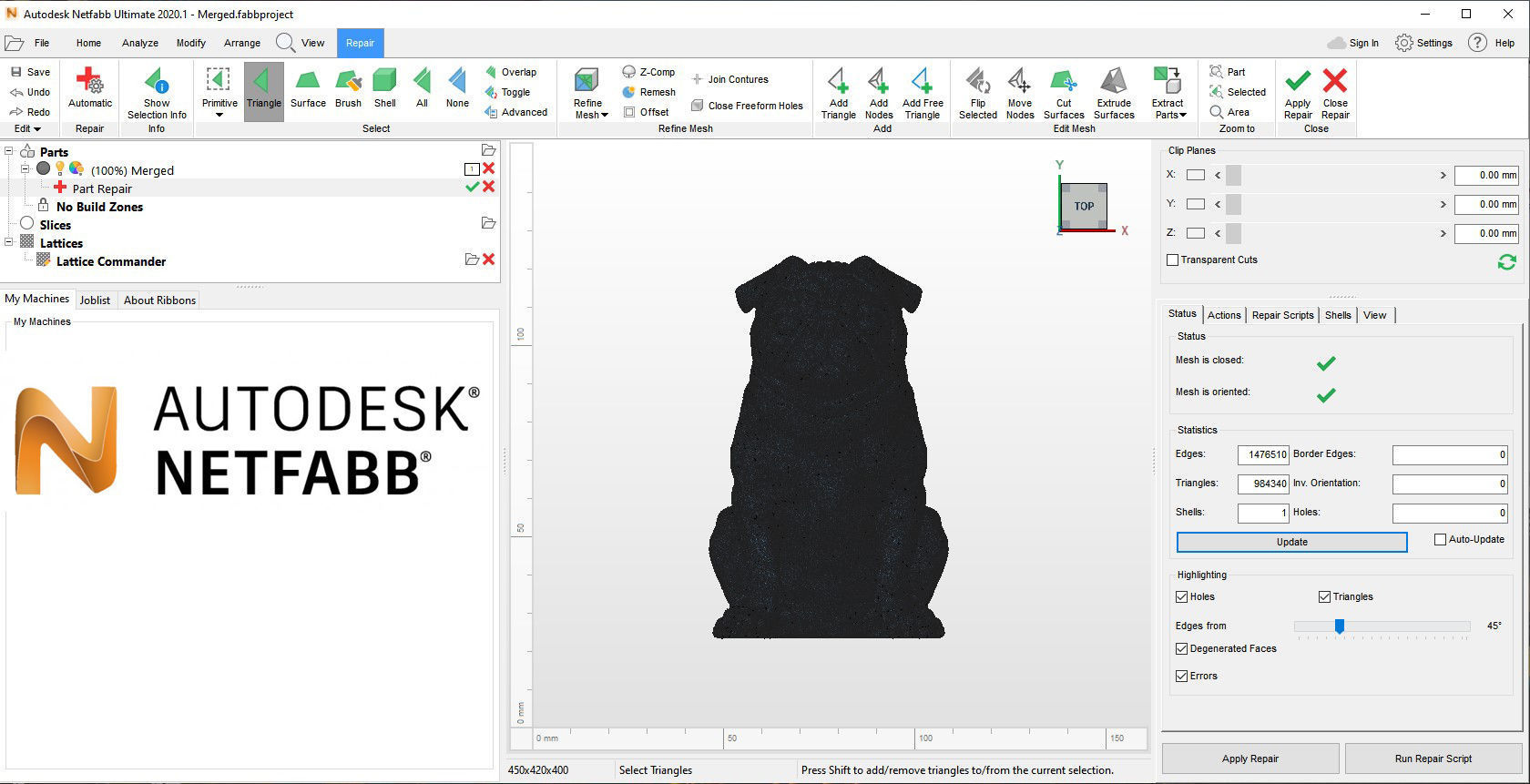Pug for 3D printing 3D print model_7