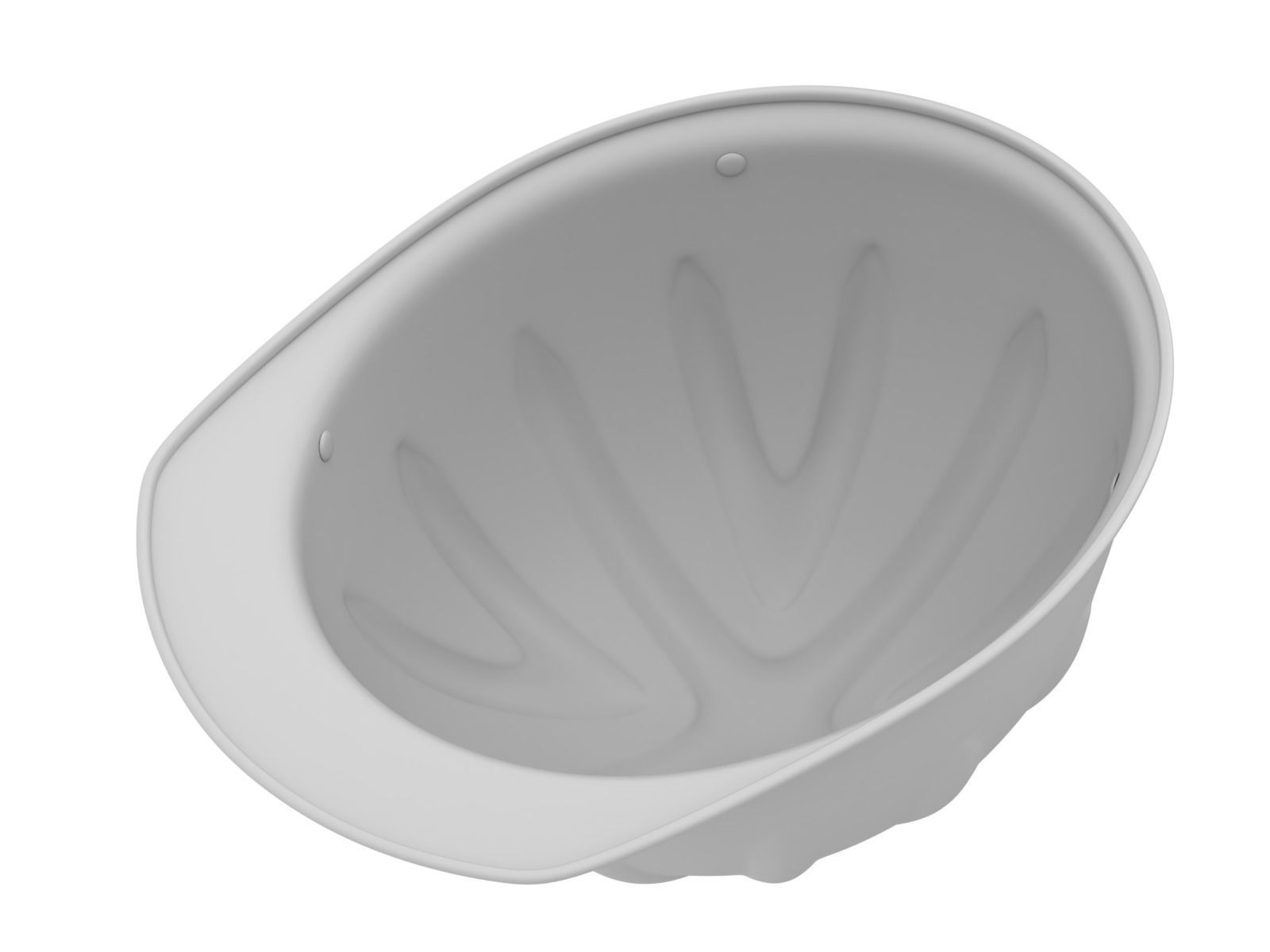 Skull Bucket Aluminum Hard Cap - shell only  3D model_10