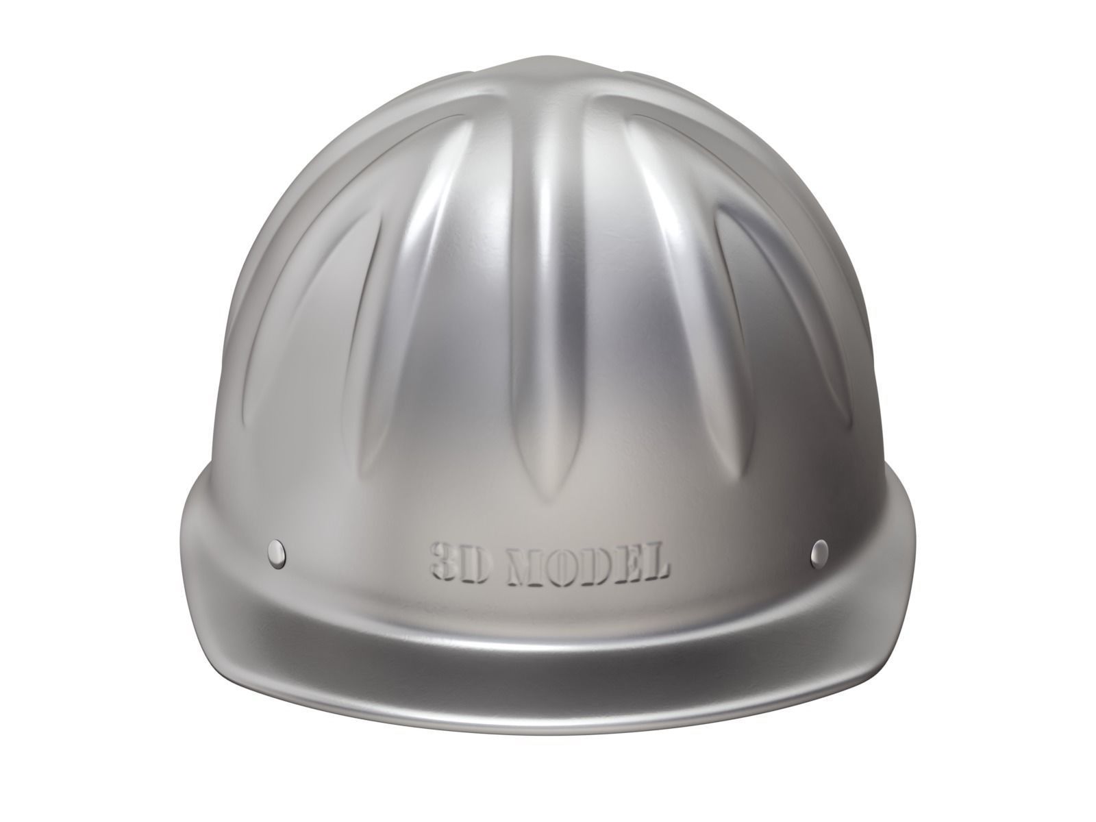 Skull Bucket Aluminum Hard Cap - shell only  3D model_3
