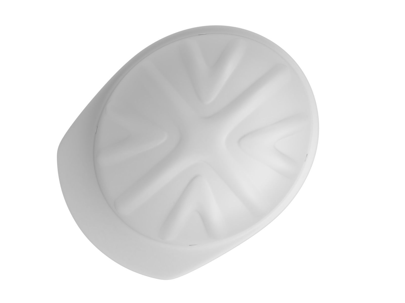 Skull Bucket Aluminum Hard Cap - shell only  3D model_11