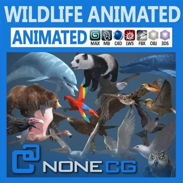 Pack - Wildlife 3D model_0