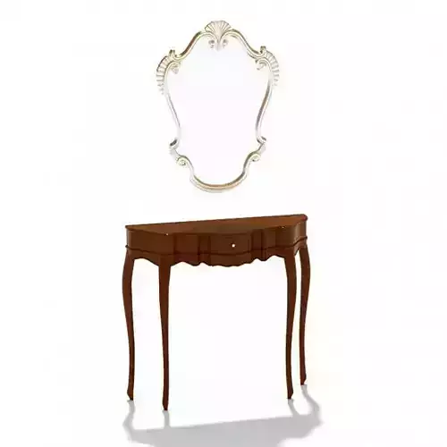 Wooden Mirror Table