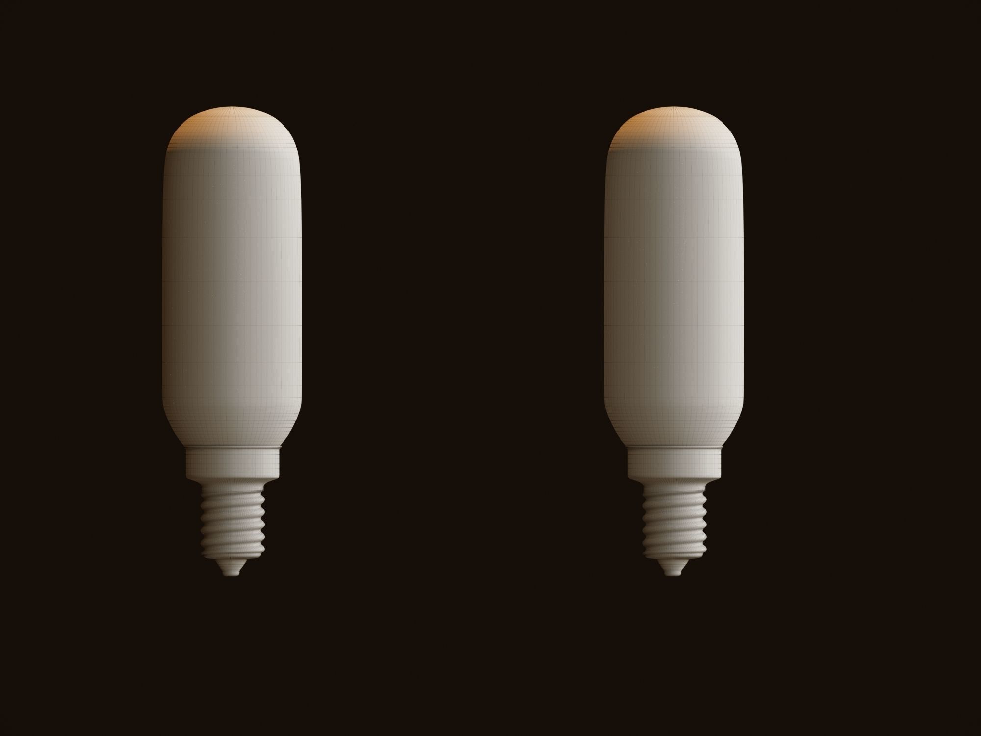 Dimmable T6 LED Bulbs 3D model_2