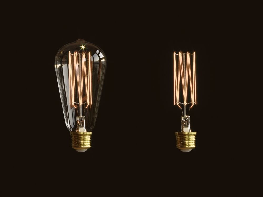 Vintage Incandescent Edison Light Bulb 3D model_2