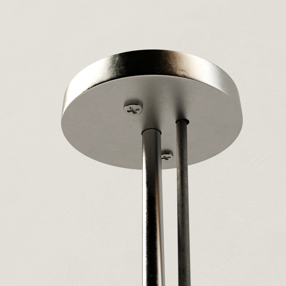 Lamp wood rattan wicker Cone n2 3D model_8