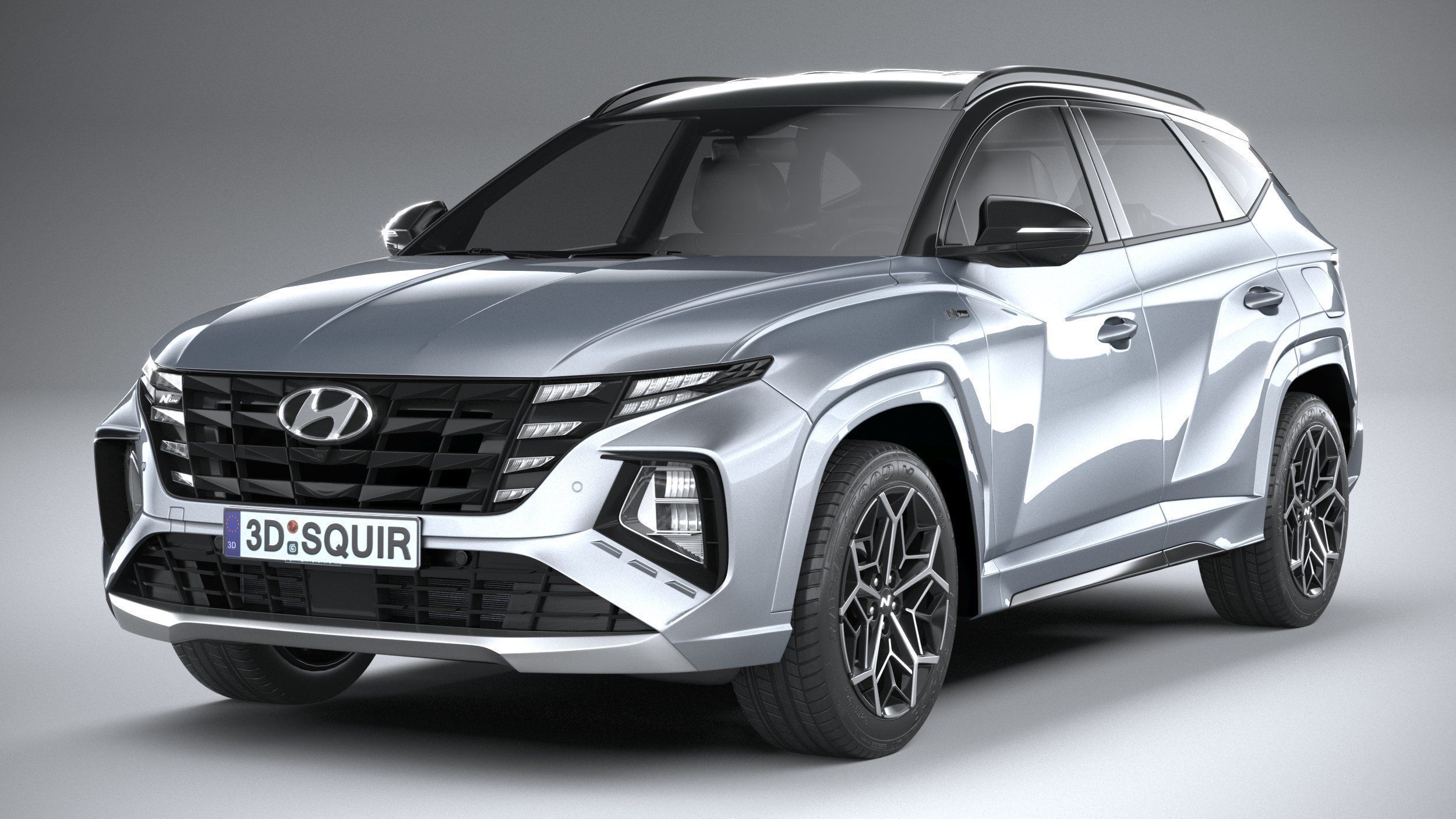 Hyundai Tucson N-Line 2021 3D model_2