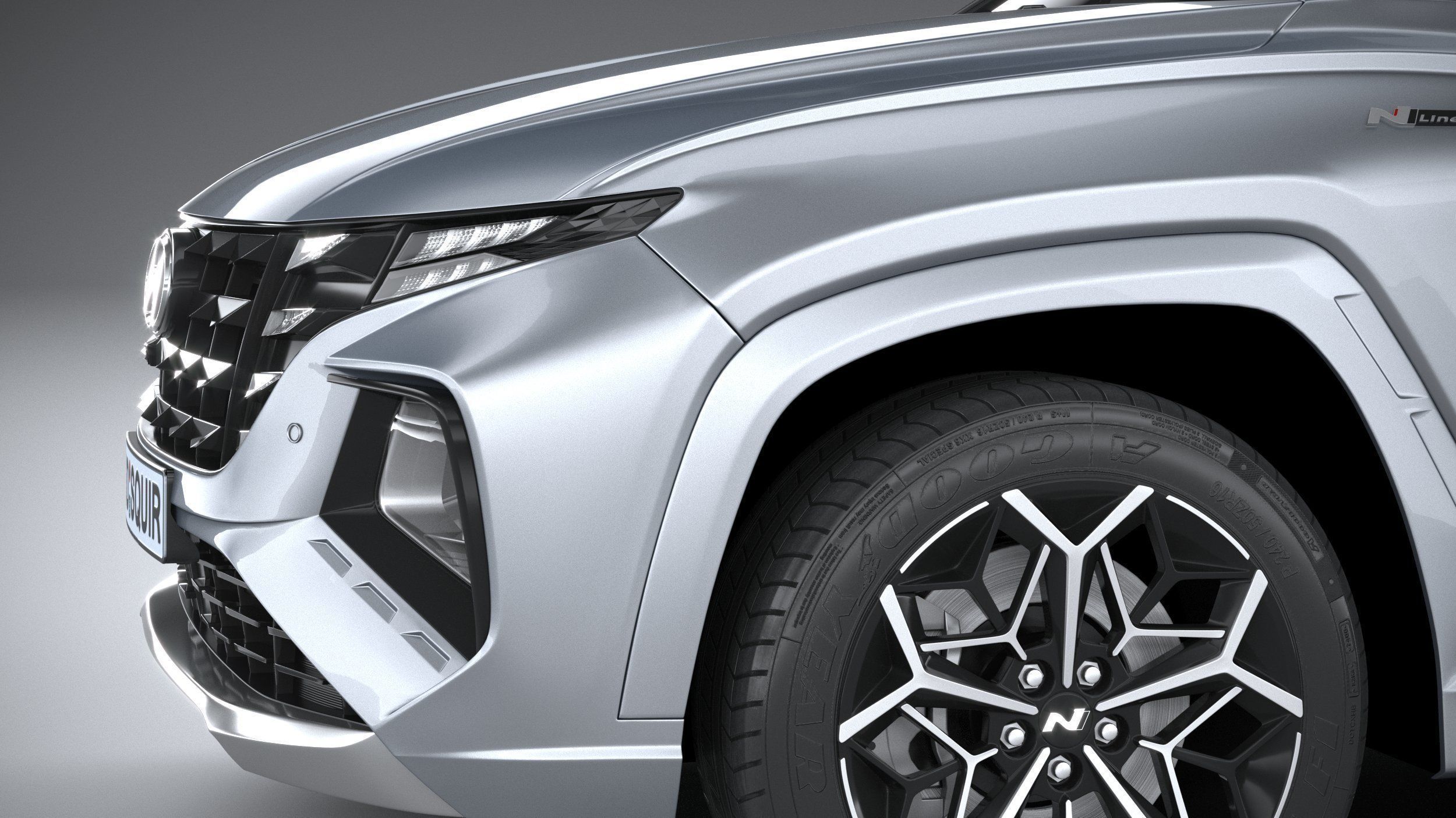 Hyundai Tucson N-Line 2021 3D model_3