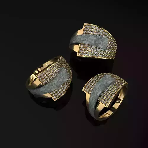 ring gold Jewelery  3dm