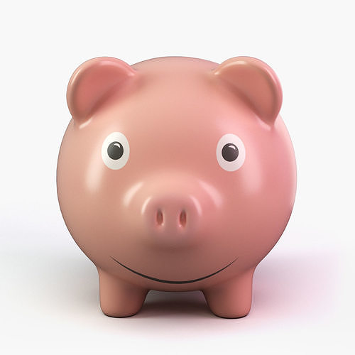 piggy bank 3D model