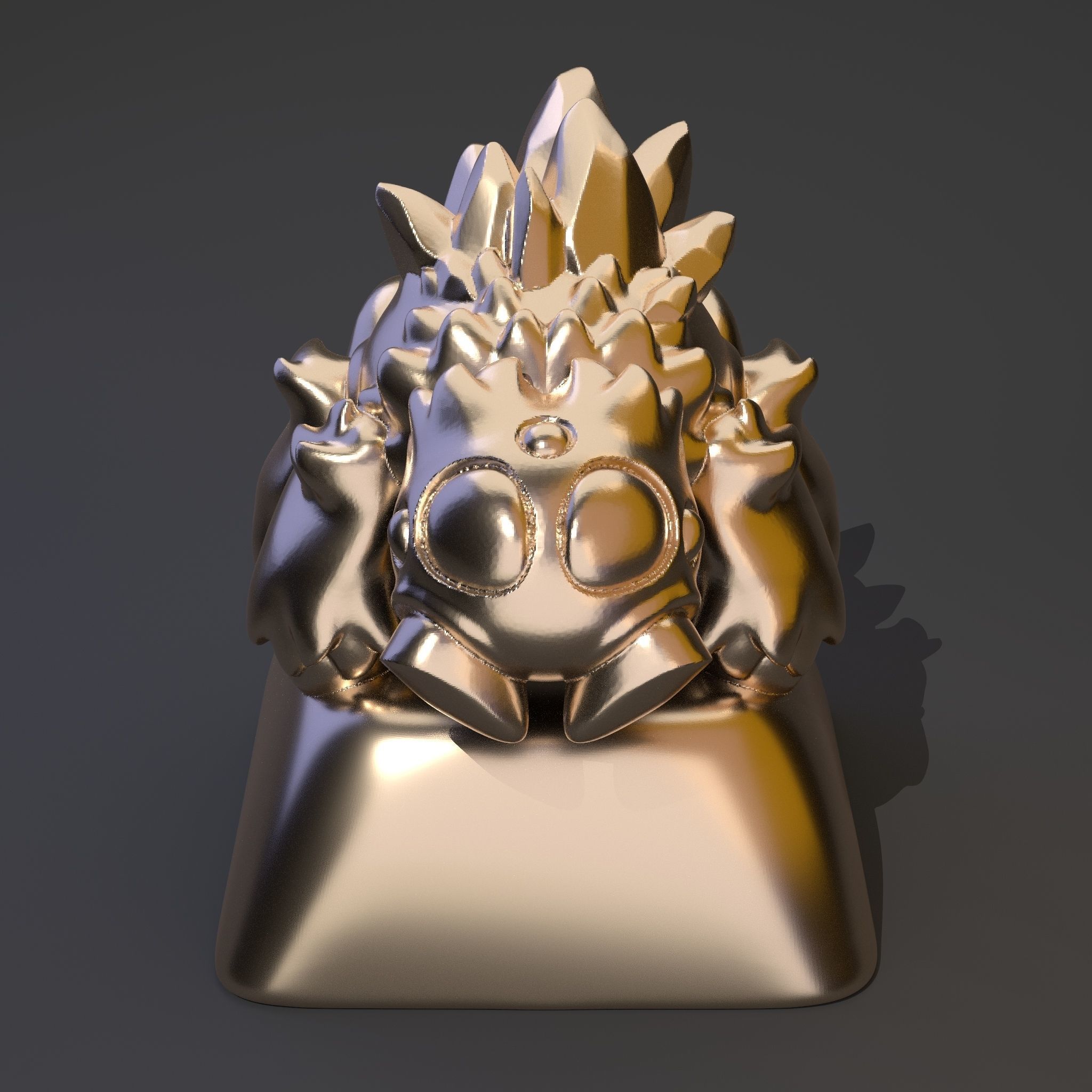 Crystal Spider Keycap 3D print model_2