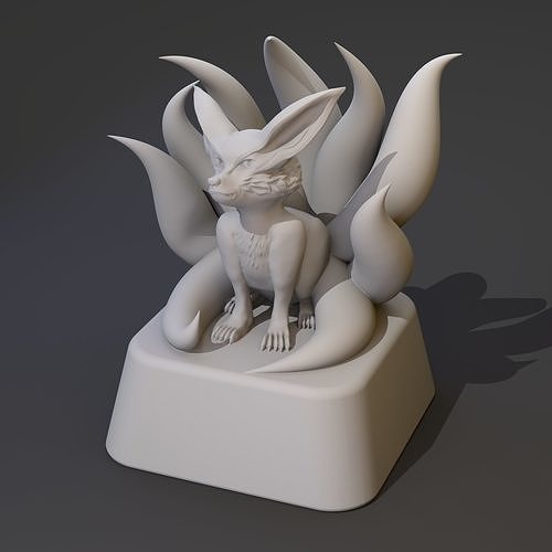 Ninetails Keycap 3D print model