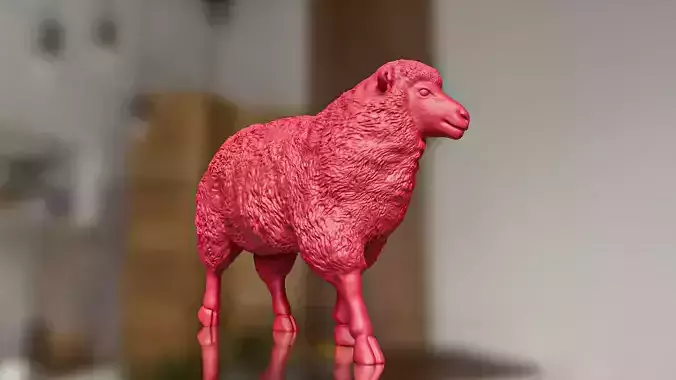 Walking Sheep Toy 3D print model