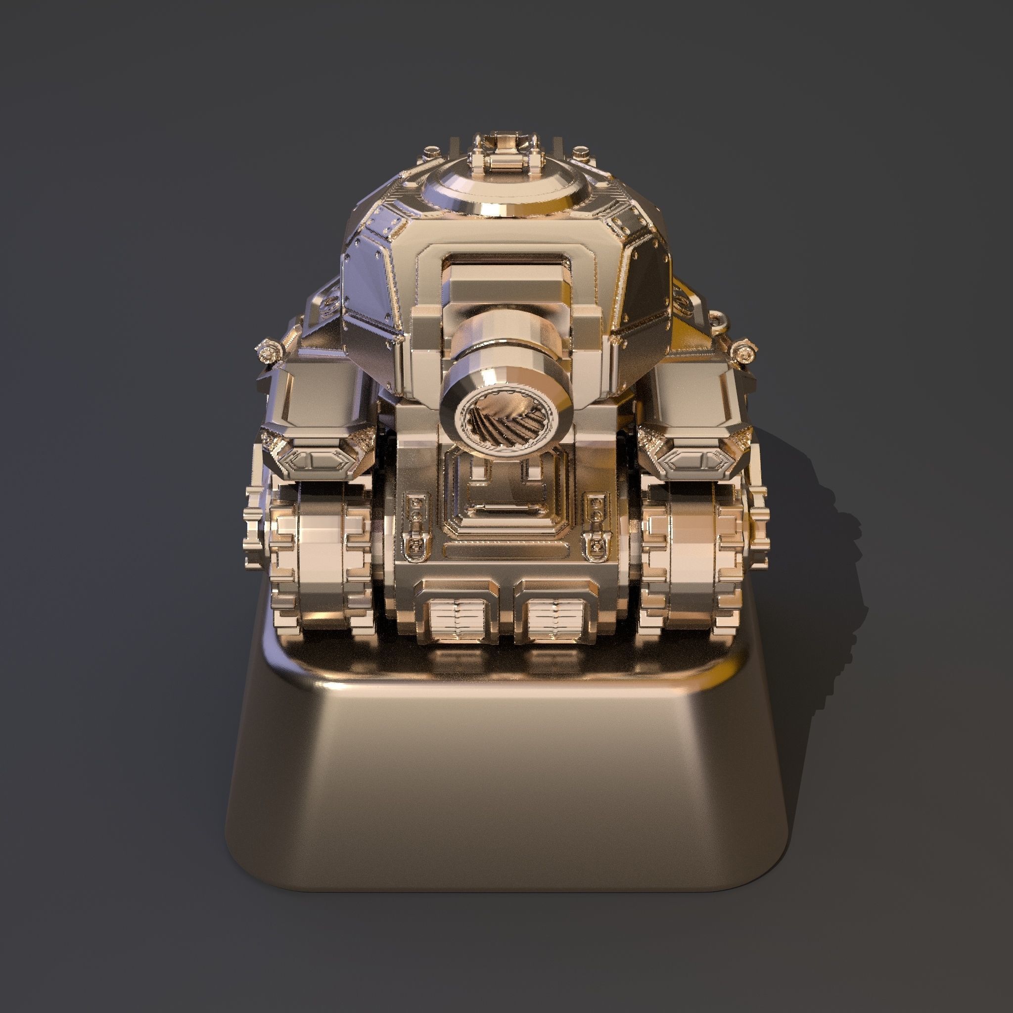 Tank Keycap 3D print model_2