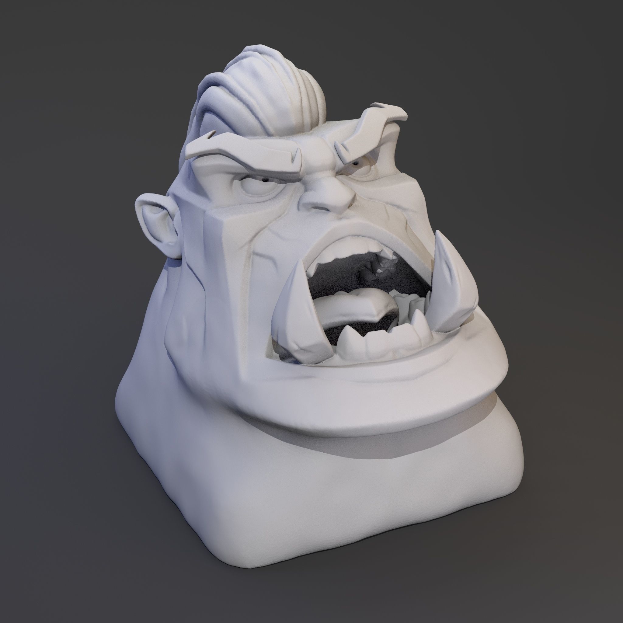Orc Keycap 3D print model_1