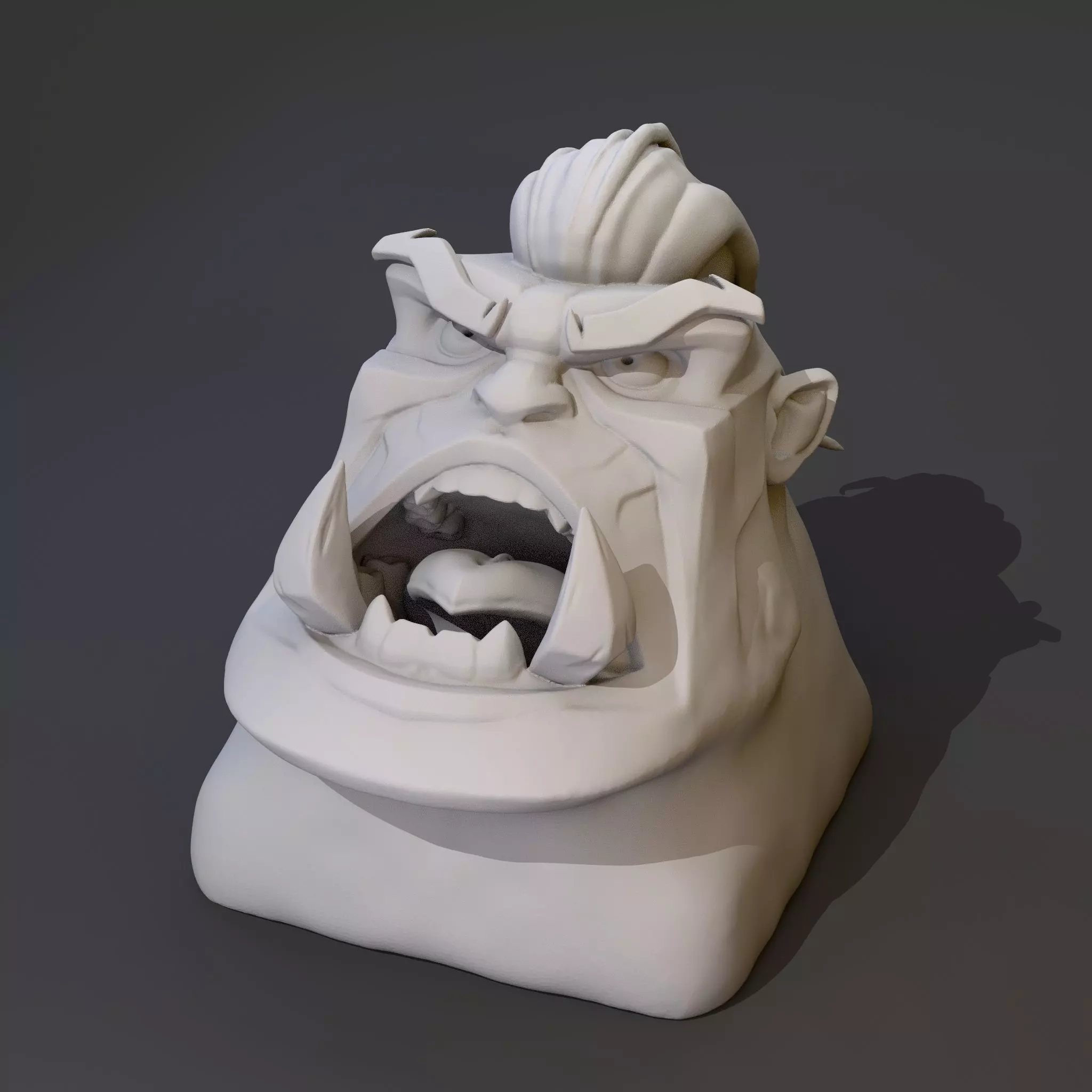Orc Keycap 3D print model_0