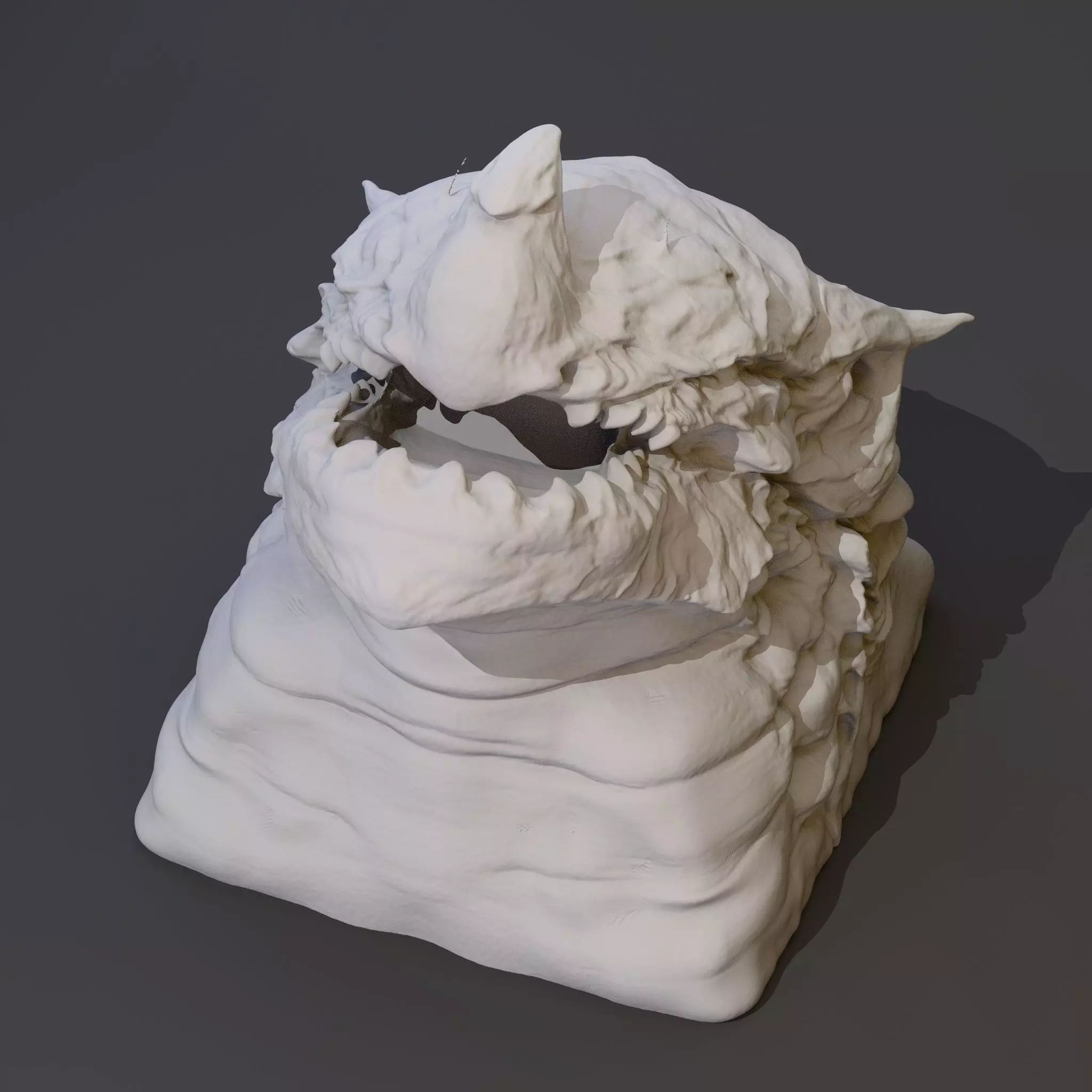 Sea Monster Keycap 3D print model_0