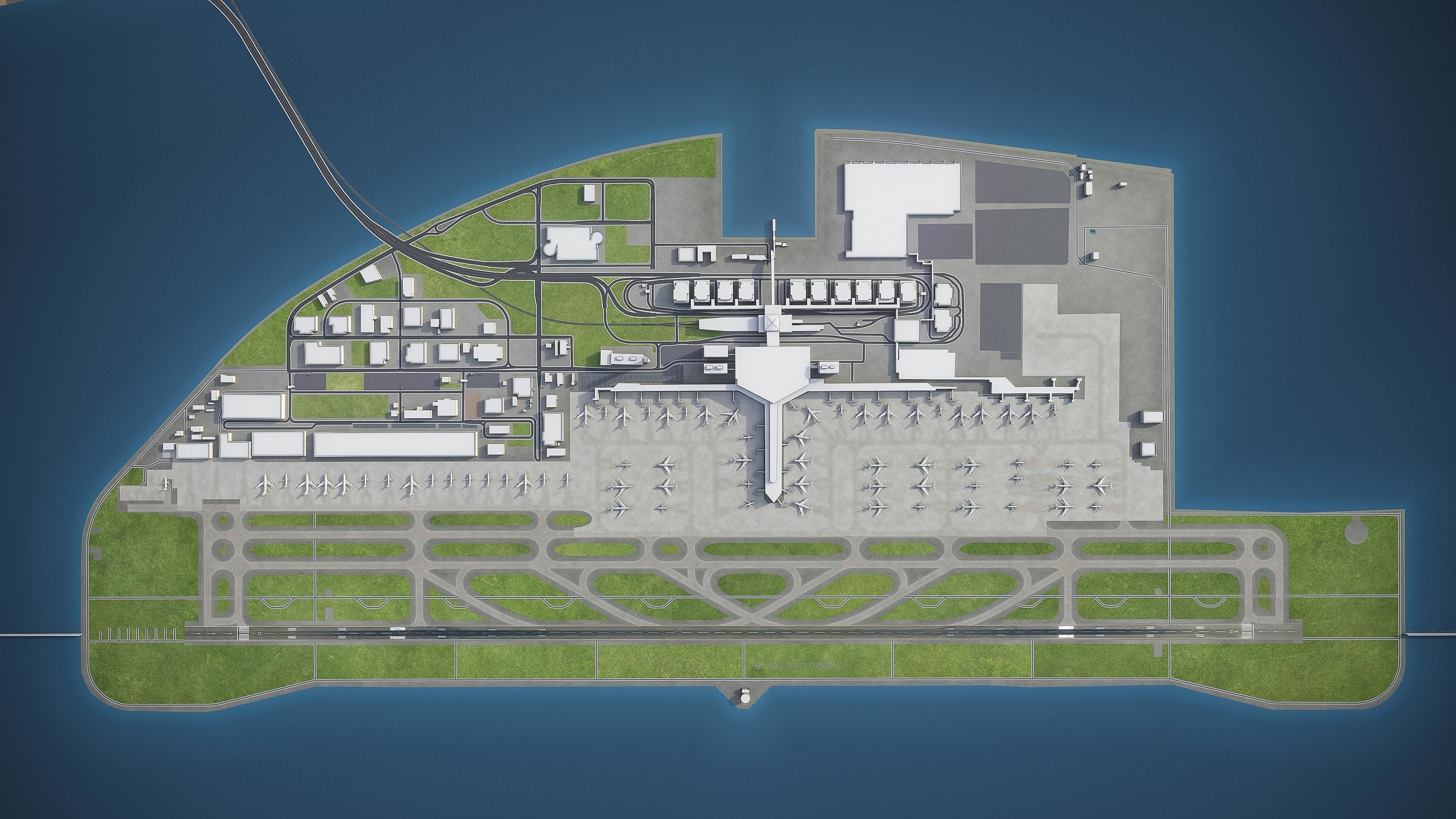 Nagoya - 3D City Model Low-poly 3D model_25