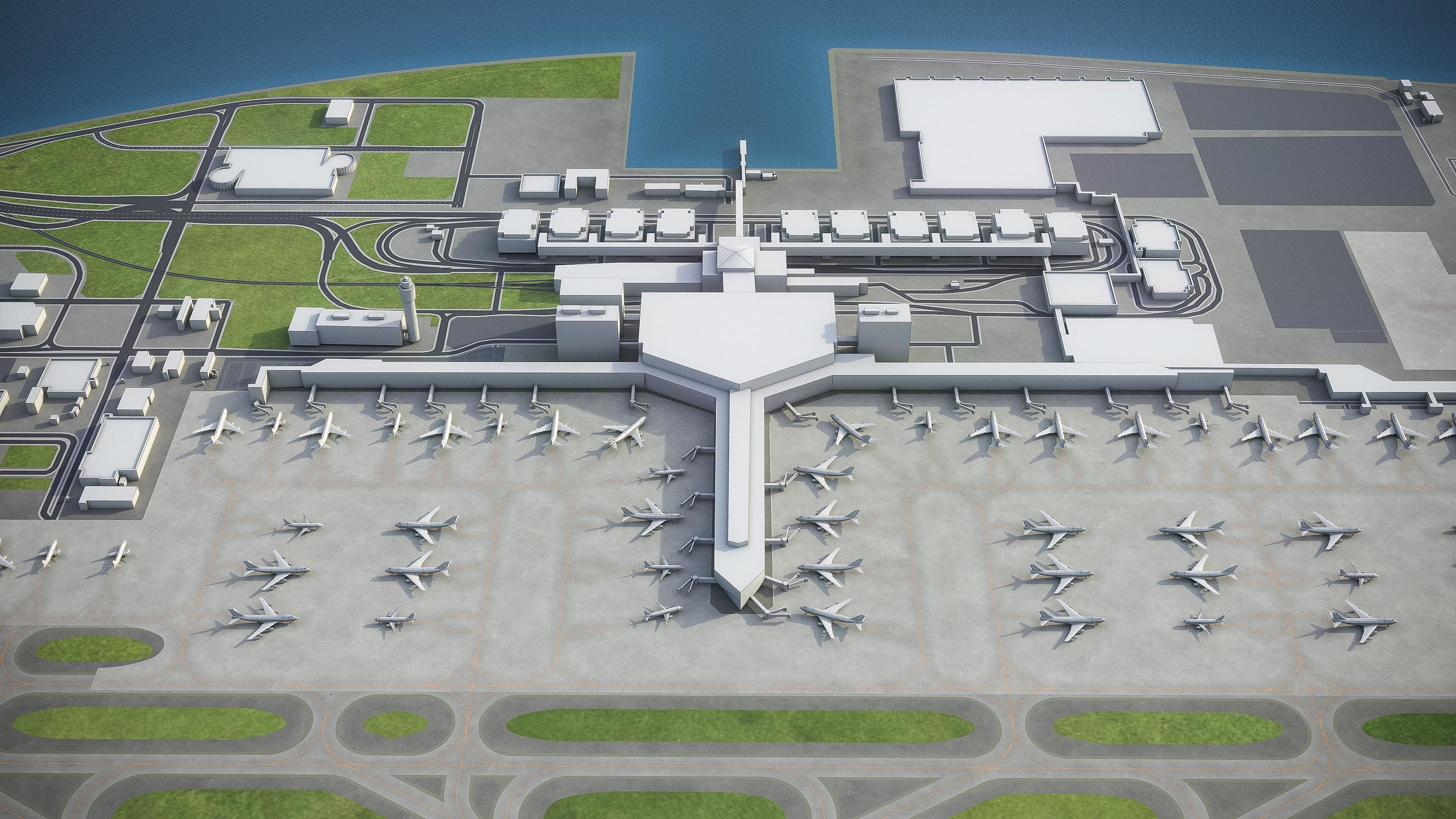 Nagoya - 3D City Model Low-poly 3D model_29