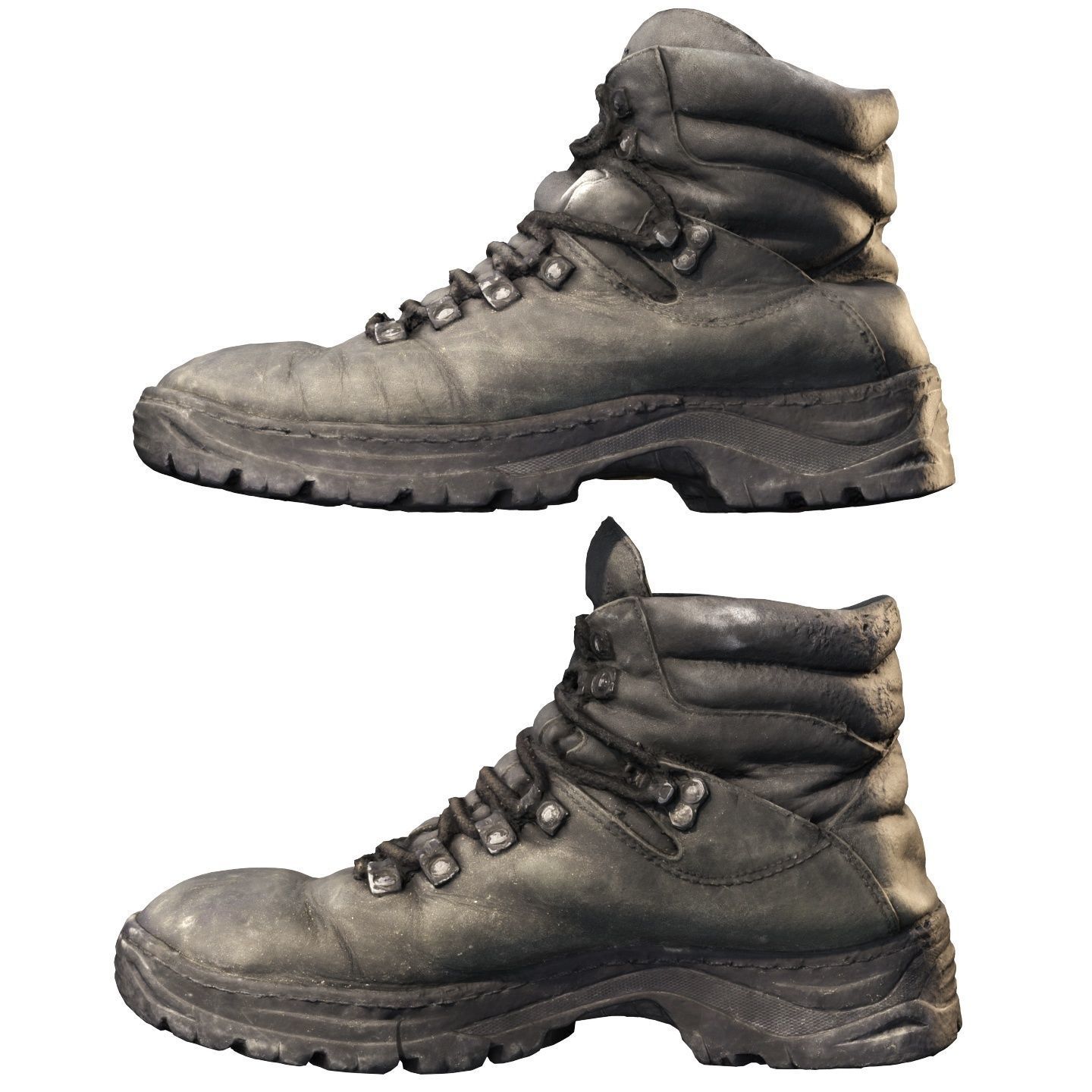 Old winter boots scanned 8k 3D model_22