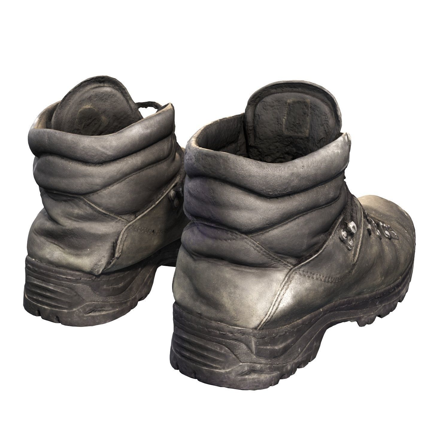 Old winter boots scanned 8k 3D model_25