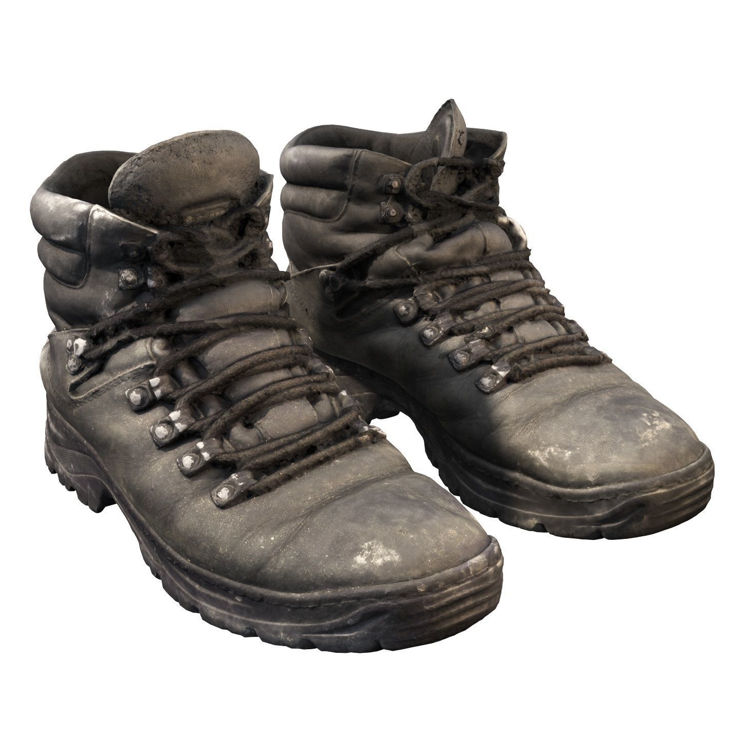 Old winter boots scanned 8k 3D model_24