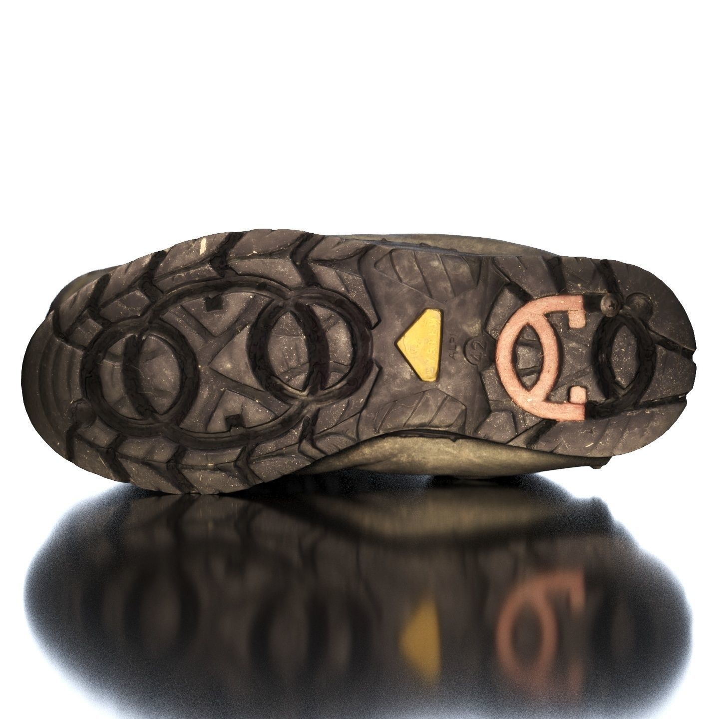 Old winter boots scanned 8k 3D model_4