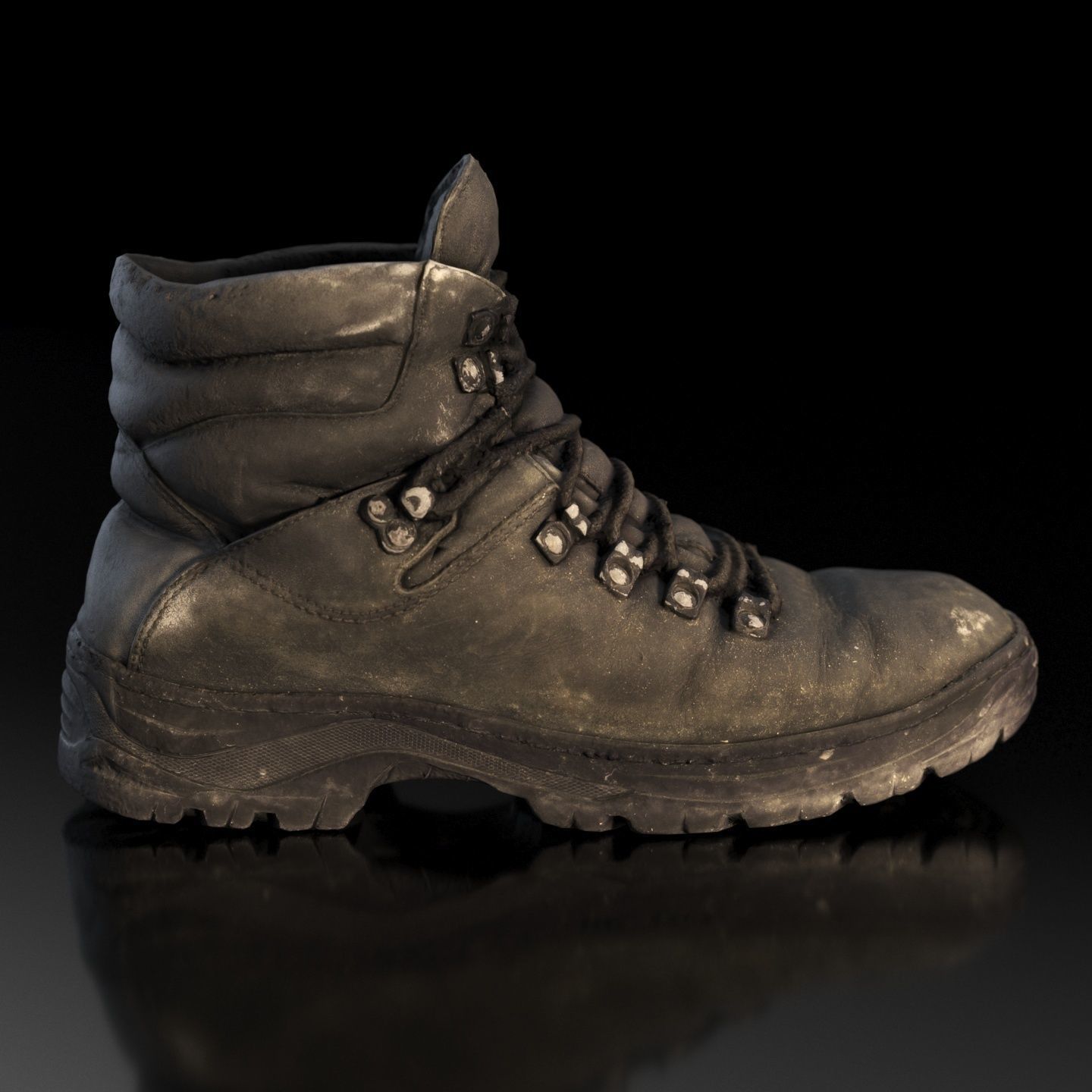 Old winter boots scanned 8k 3D model_13