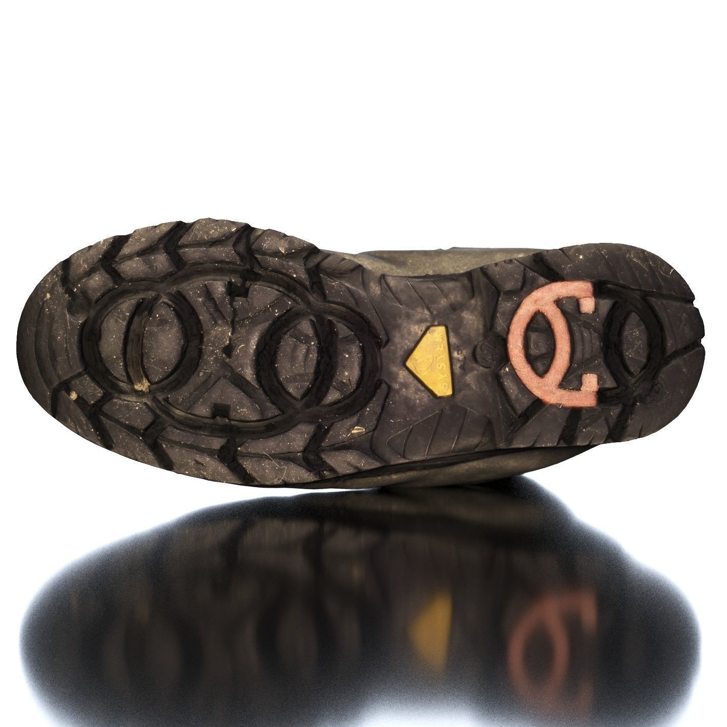 Old winter boots scanned 8k 3D model_3