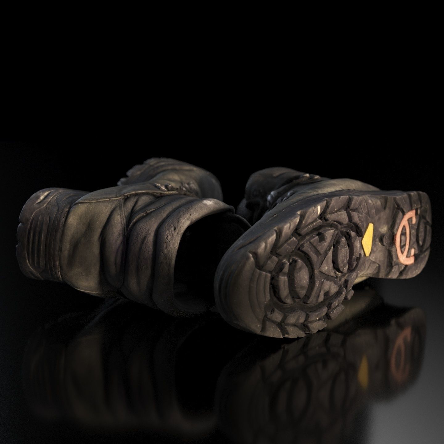 Old winter boots scanned 8k 3D model_15