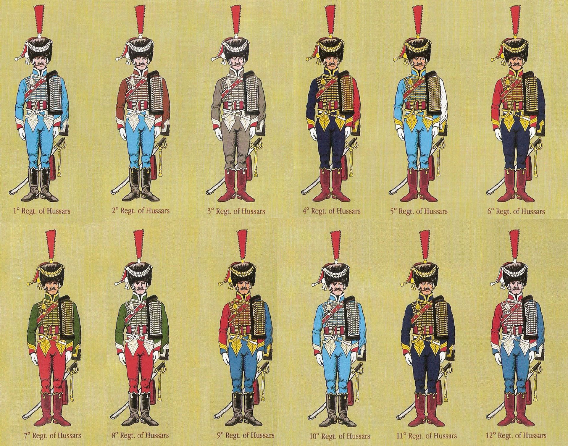 Napoleon Hussar standing 3D print model_10