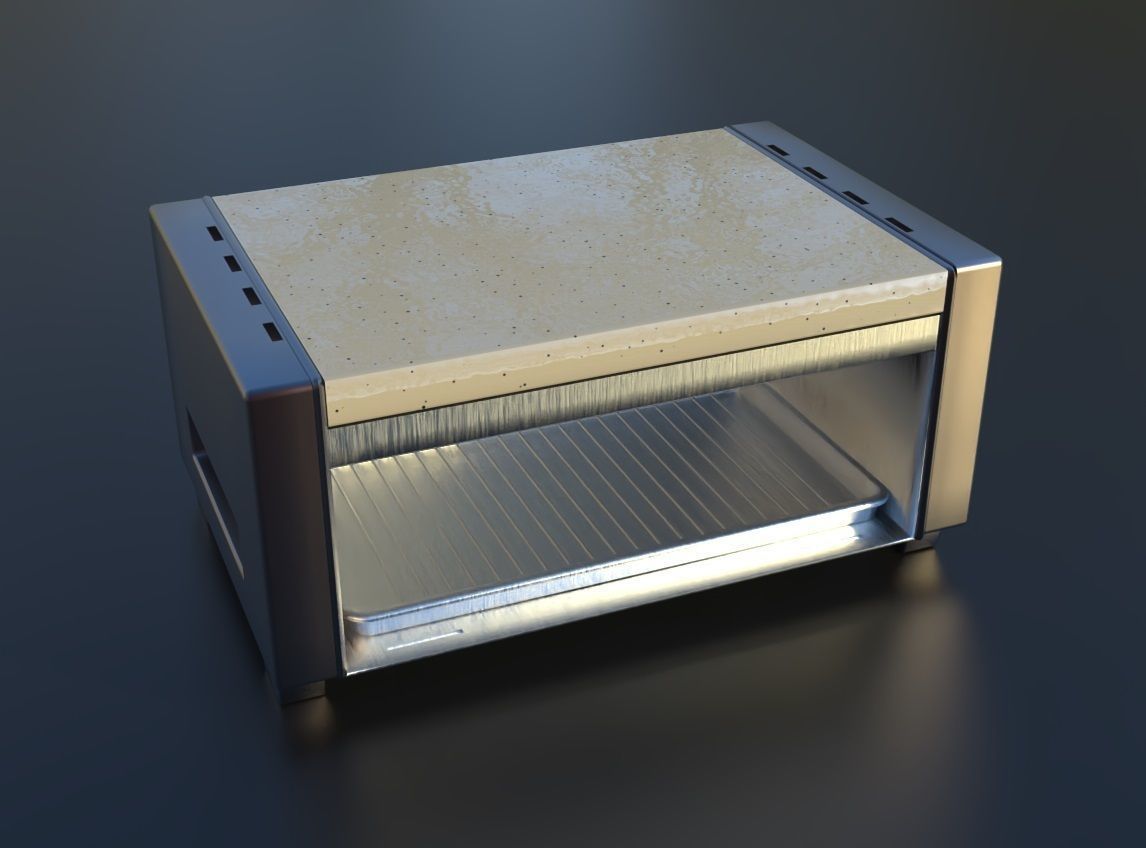 Flatbed Toaster 3D Model 3D model_5