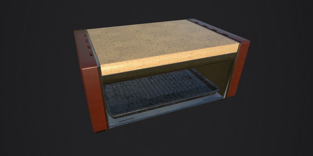 Flatbed Toaster 3D Model 3D model_19
