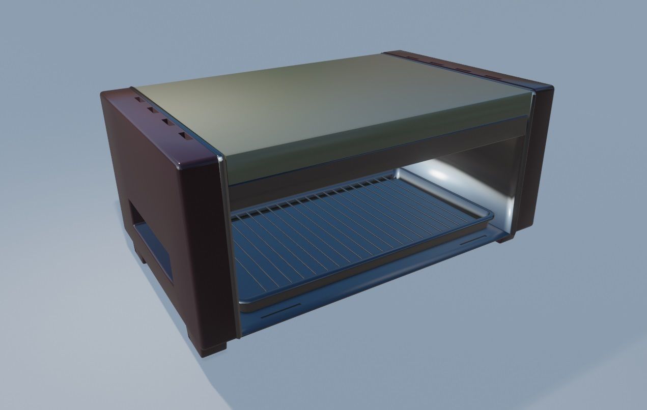 Flatbed Toaster 3D Model 3D model_18