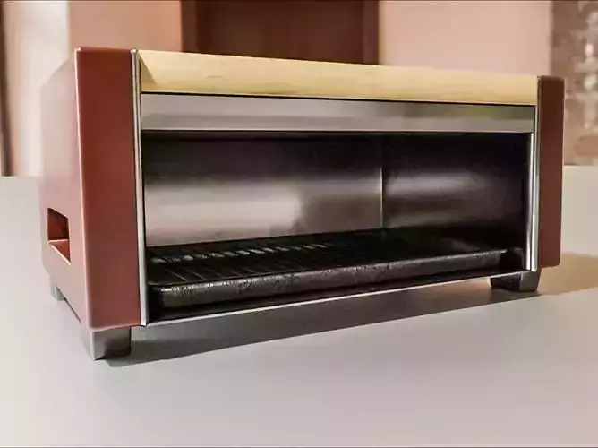Flatbed Toaster 3D Model 3D model