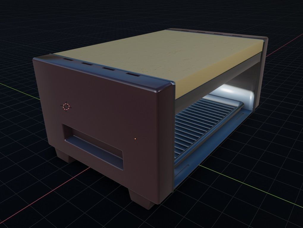 Flatbed Toaster 3D Model 3D model_14