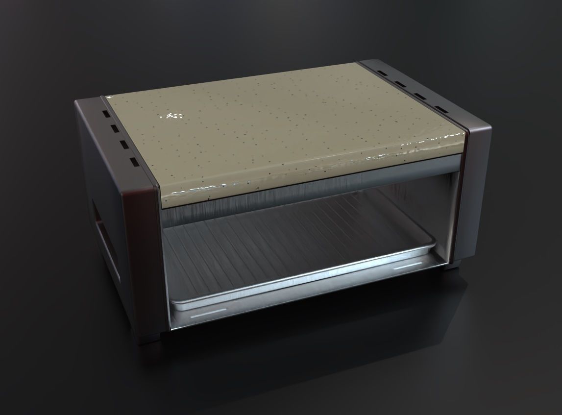 Flatbed Toaster 3D Model 3D model_6