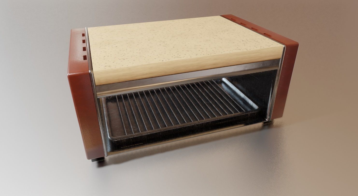 Flatbed Toaster 3D Model 3D model_7