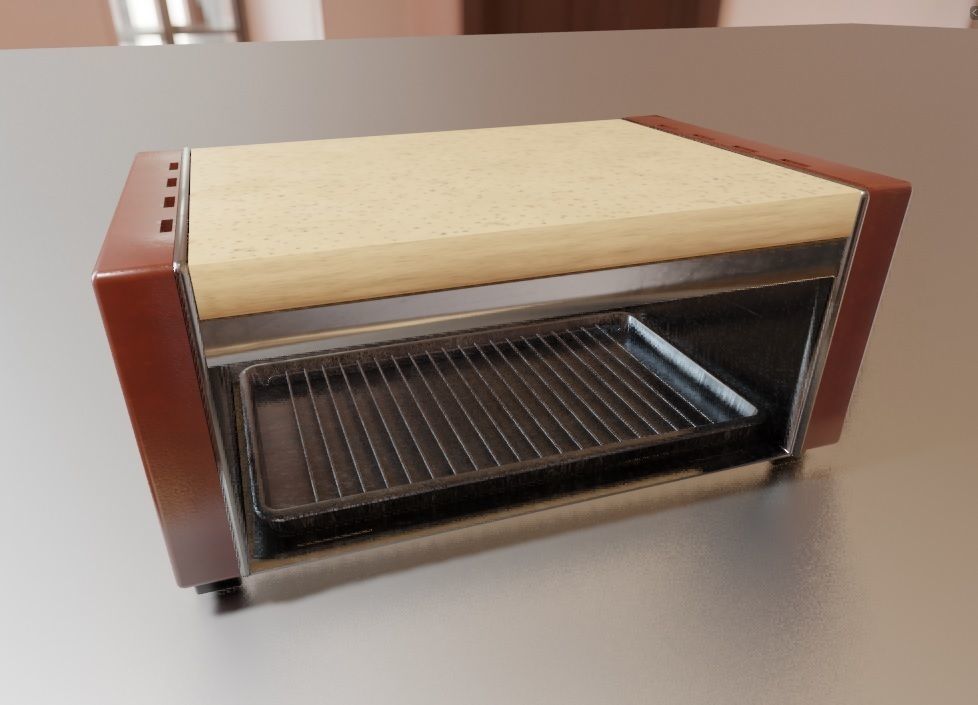 Flatbed Toaster 3D Model 3D model_3