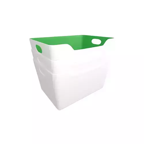 Stacked Variera Storage Box v1 003 Low-poly 3D model