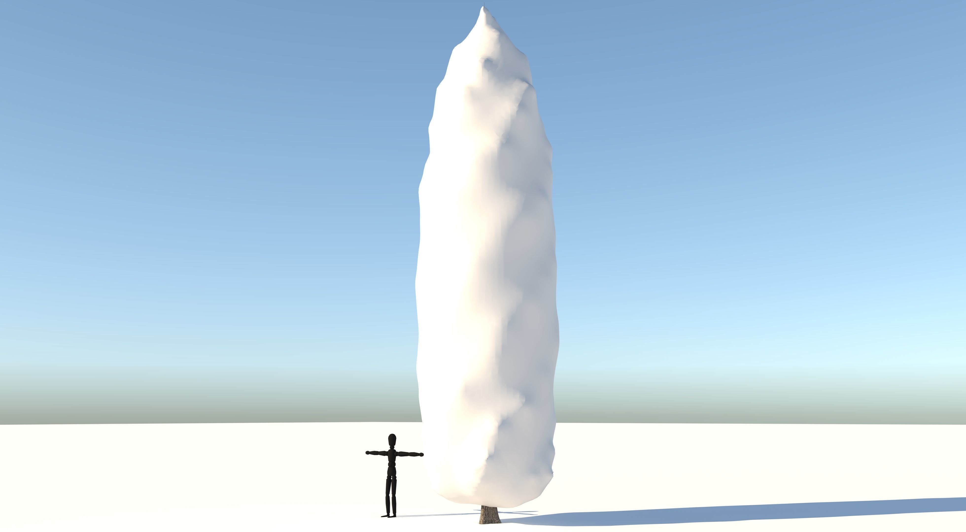 Tuscan Cypress Tree Low-poly 3D model_2