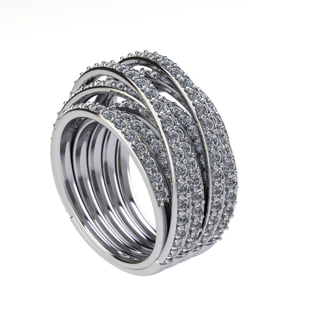 Grisogono ring 3D print model_1