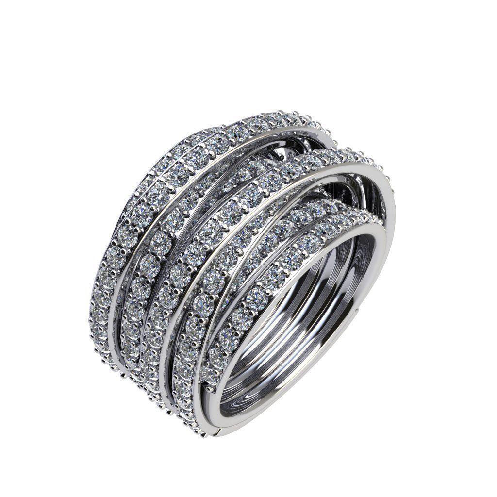 Grisogono ring 3D print model_2