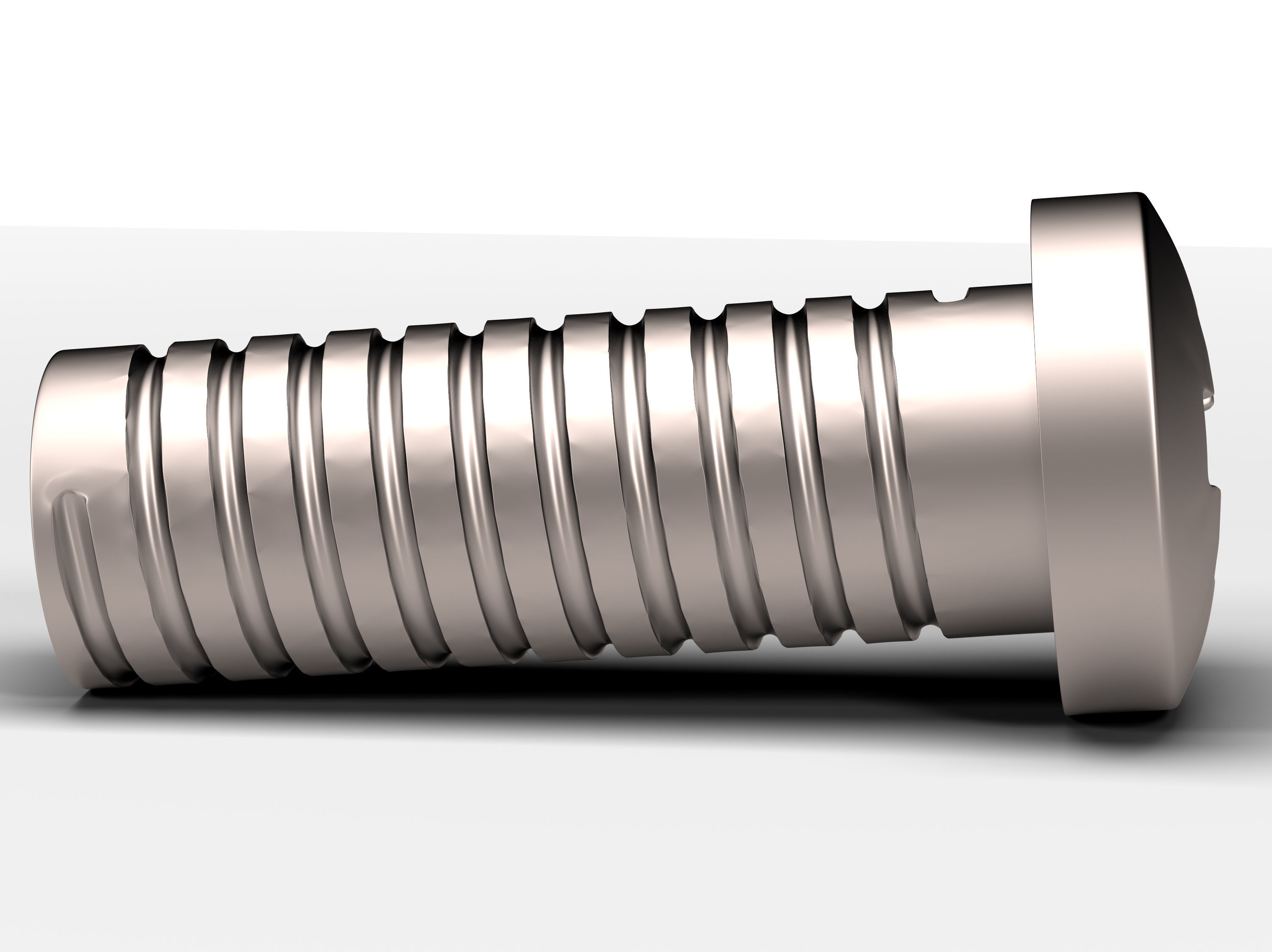 Star Screw Low-poly 3D model_5