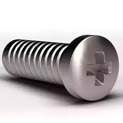 Star Screw Low-poly 3D model